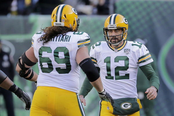 Aaron Rodgers and David Bakhtiari Were ROCKING OUT on Their Way to