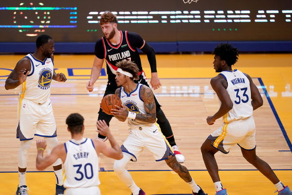 NBA: Portland Trail Blazers at Golden State Warriors