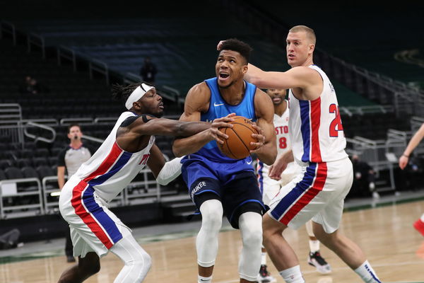 NBA: Detroit Pistons at Milwaukee Bucks