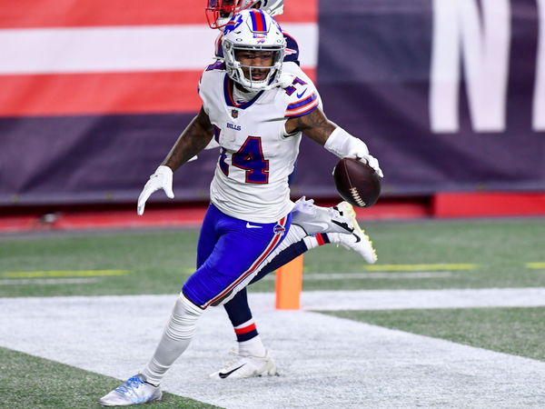 Buffalo Bills wide receiver Stefon Diggs (14) celebrates with