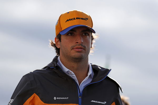 Carlos Sainz Jr. of McLaren F1 Team in the paddock during