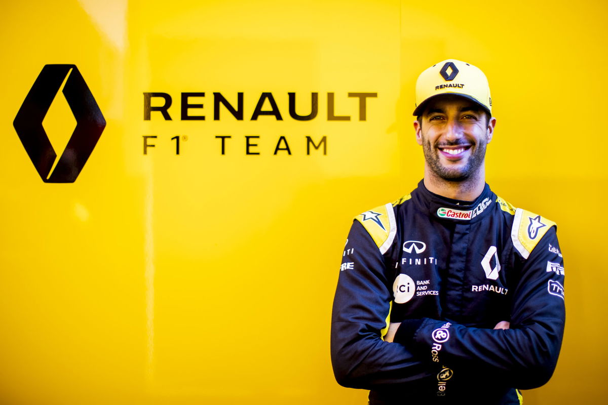 Daniel Ricciardo at F1 Winter Testing in Barcelona