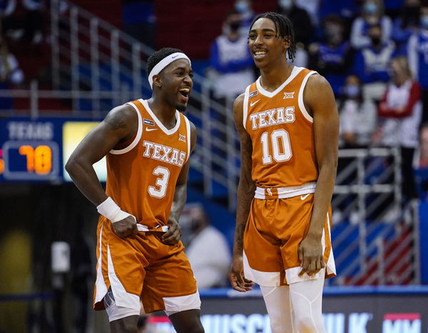 NCAA Basketball: Texas at Kansas