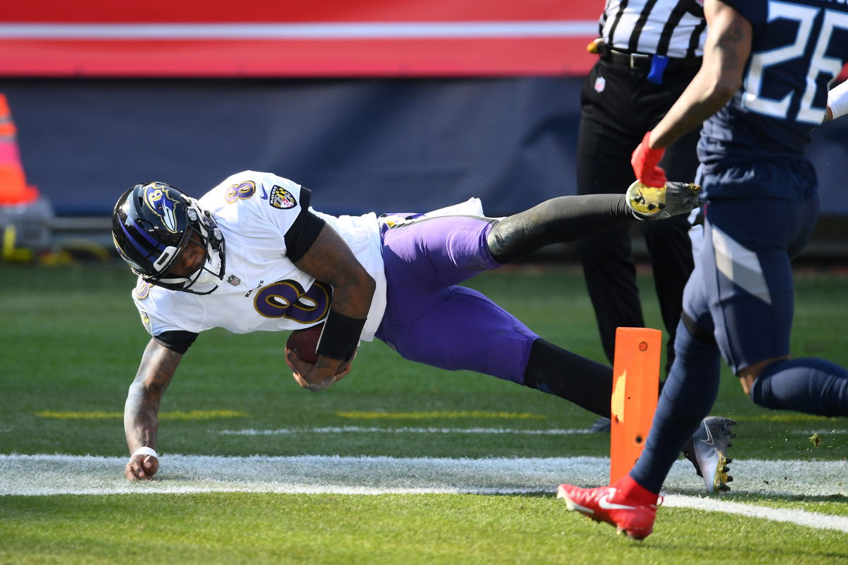 Baltimore Ravens Lamar Jackson rushing