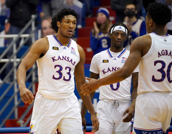 NCAA Basketball: Oklahoma at Kansas