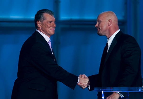 stone cold and vince mcmahon