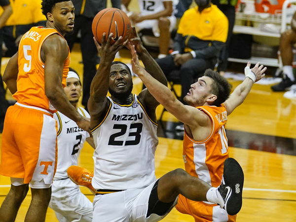 NCAA Basketball: Tennessee at Missouri