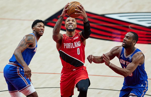 NBA: New York Knicks at Portland Trail Blazers