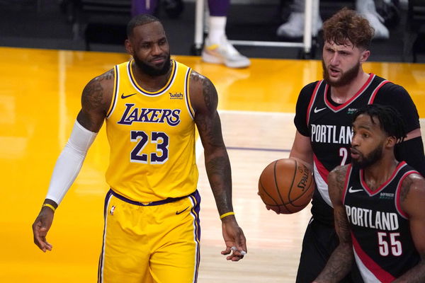 NBA: Portland Trail Blazers at Los Angeles Lakers