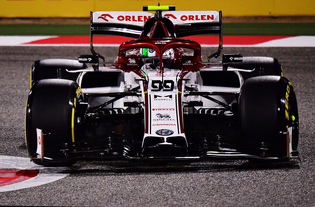 Antonio Giovinazzi during the Sakhir GP 2020