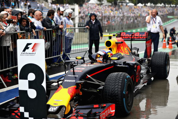 Max Verstappen following the Brazilian GP