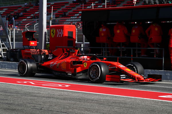 Charles Leclerc of Monaco driving the (16) Scuderia Ferrari