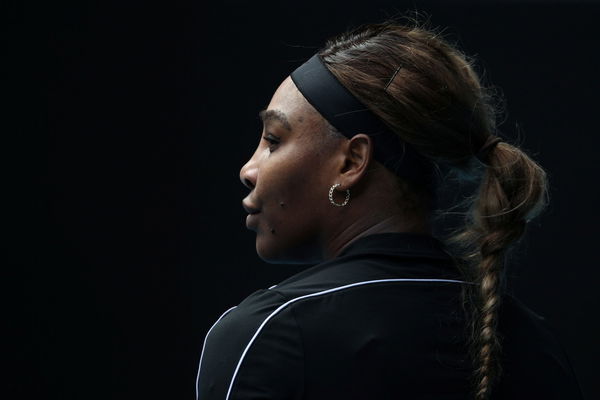 Serena Williams of the U.S. competes in a tennis tournament in Melbourne