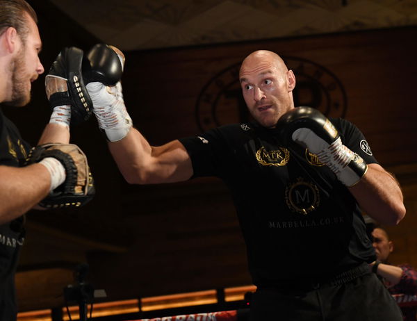 Tyson Fury v Tom Schwarz &#8211; Media Workouts