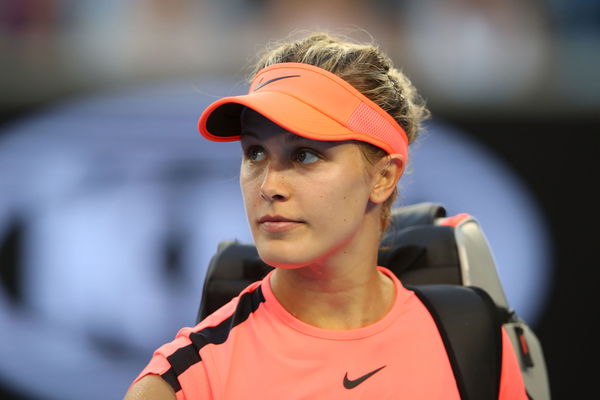 No way these are real size - Eugenie Bouchard reacts to Serbian