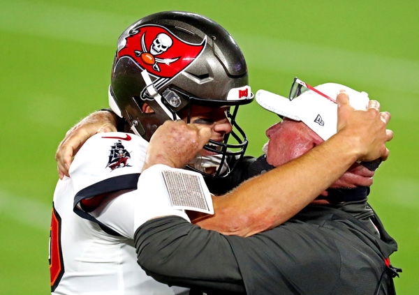 Bruce Arians Reacts to Gatorade Bath After Winning the Super Bowl -  EssentiallySports