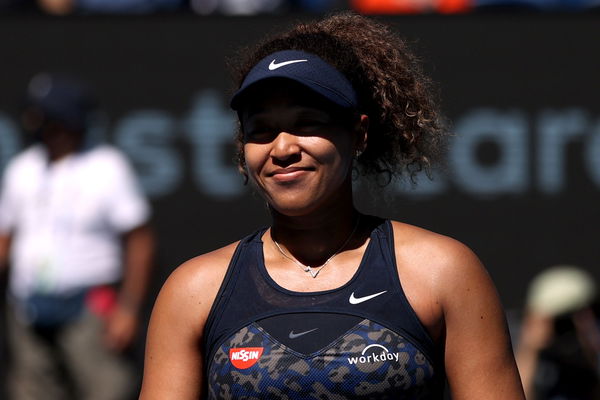 Naomi Osaka pauses to save butterfly during match at Australian