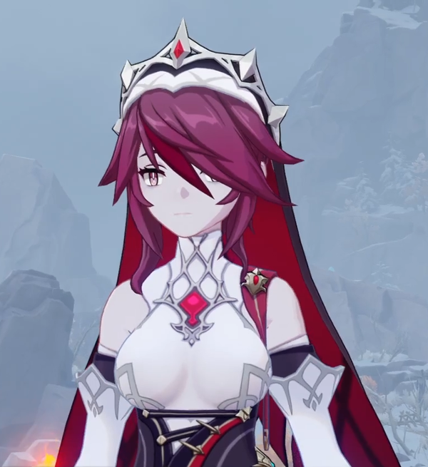 Why does Rosaria's 'smilely' face resemble a roblox face : r/Genshin_Impact