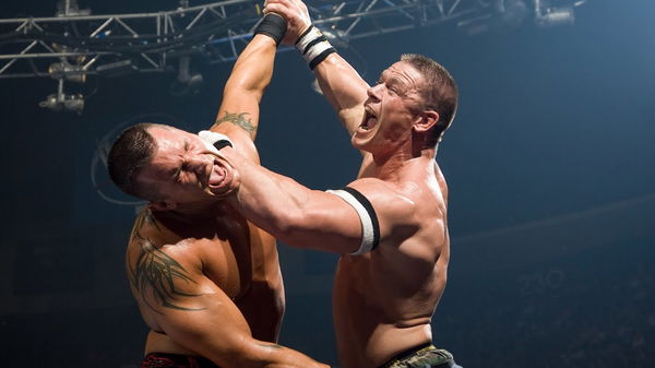 john cena vs randy orton wwe championship