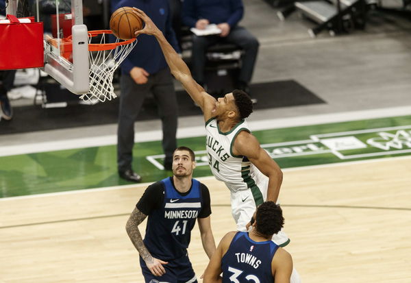 NBA: Minnesota Timberwolves at Milwaukee Bucks