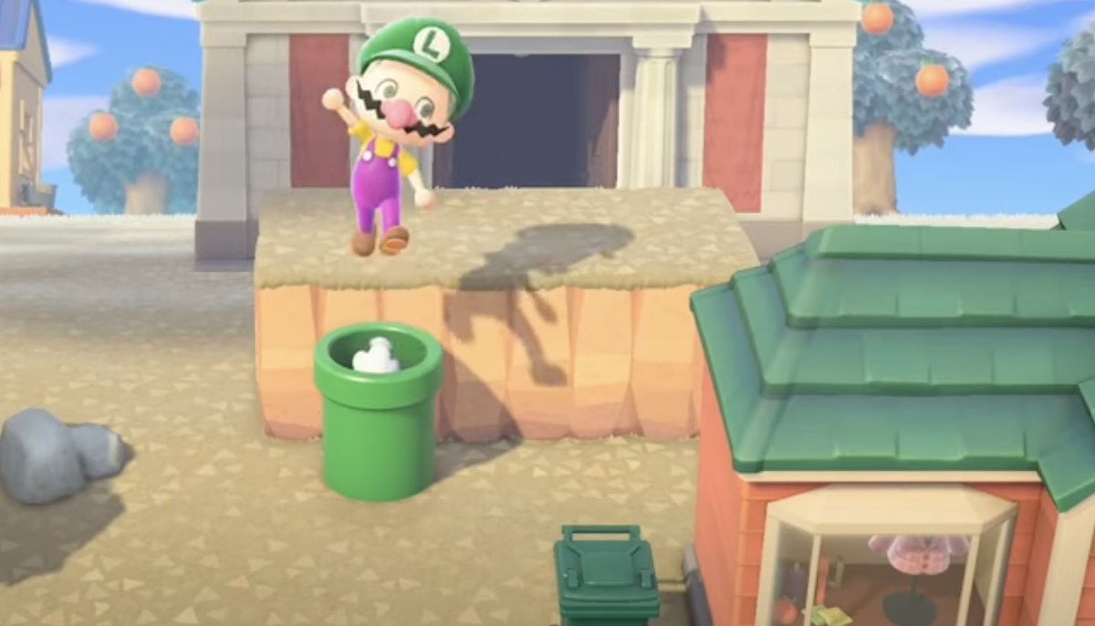Animal Crossing New Horizons Life Hacks Utilizing the Mario Warp Pipes