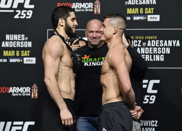 UFC 259 Blachowicz v Adesanya: Weigh-Ins