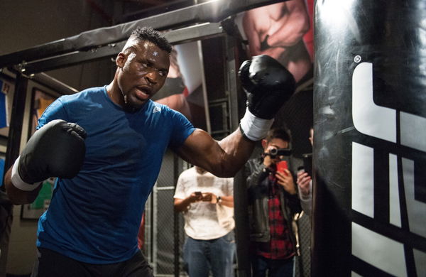 Francis Ngannou Gym Day