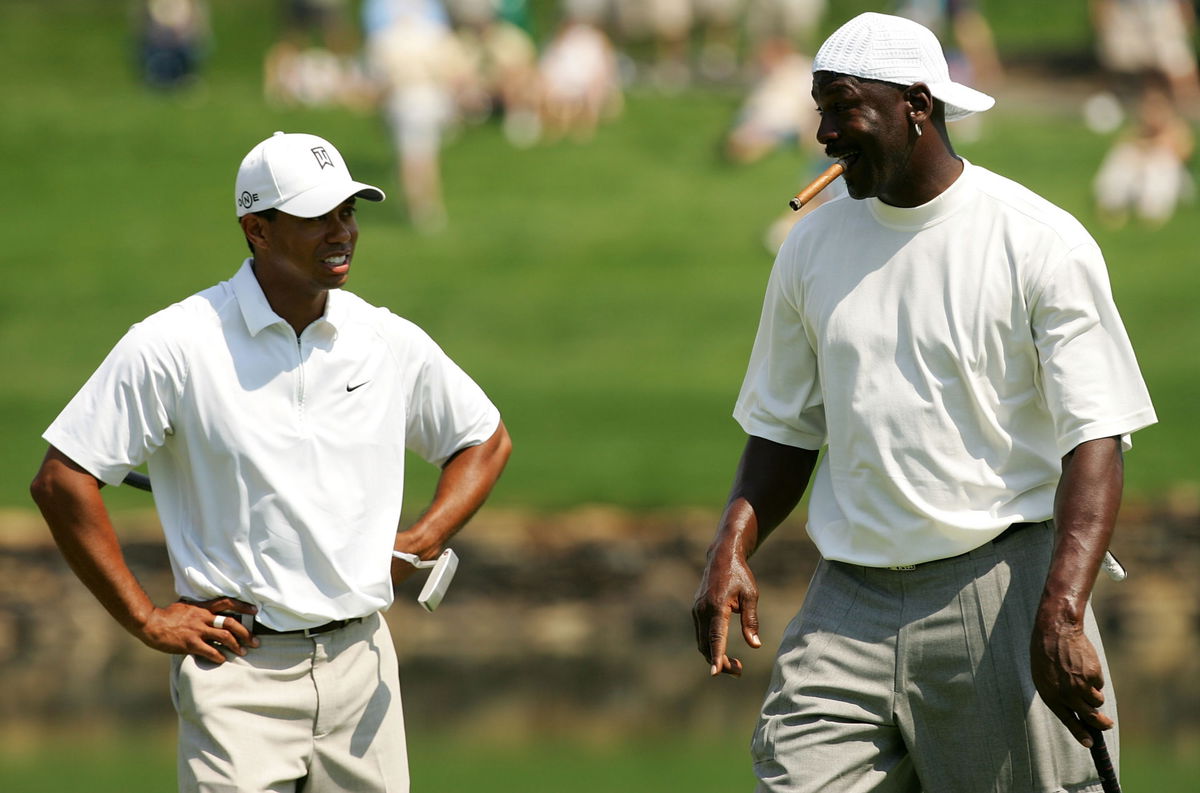 Tiger Woods and Michael Jordan