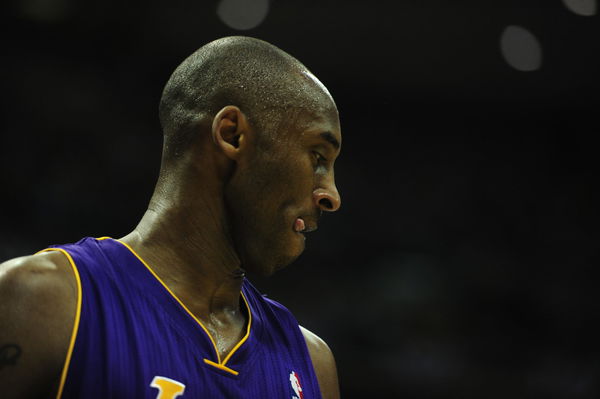 Los Angeles Lakers shooting guard Kobe Bryant (24) during the third quarter in game 3 of the first round of the NBA playoffs Friday, May 4, 2012 at Pepsi Center in Denver Colorado. AAron Ontiveroz, The Denver Post