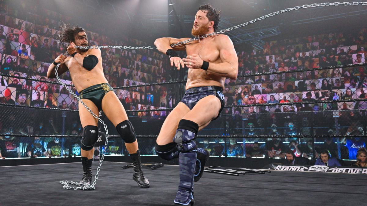 The Most Brutal Spots from Adam Cole and Kyle O'Reilly's Insane Unsanctioned Match at NXT Takeover - EssentiallySports