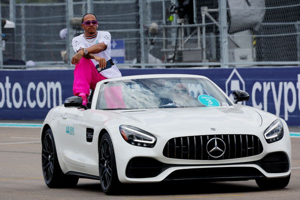 Lewis Hamilton Turns Heads With Dazzling Pre-Race Outfit at Miami