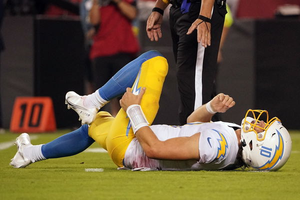 Chargers QB Herbert limited during practice Wednesday