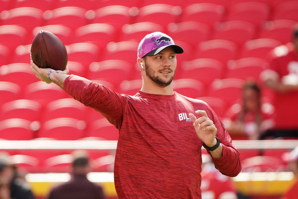 Seeing Red: QB Josh Allen Tricks Buffalo Bills Fans with 'New' Helmet -  Sports Illustrated Buffalo Bills News, Analysis and More