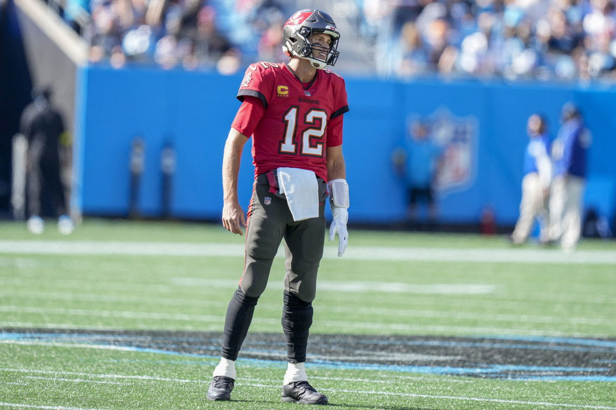 Tom Brady fined by NFL: Buccaneers QB punished after video shows him  kicking Grady Jarrett