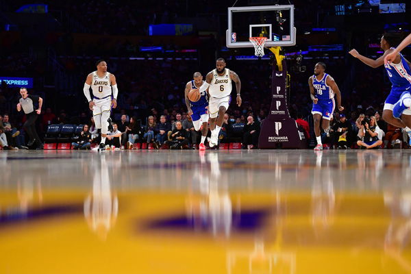 NBA: Philadelphia 76ers at Los Angeles Lakers