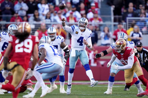 Cowboys fans brawl as they watch team lose to 49ers in playoff game