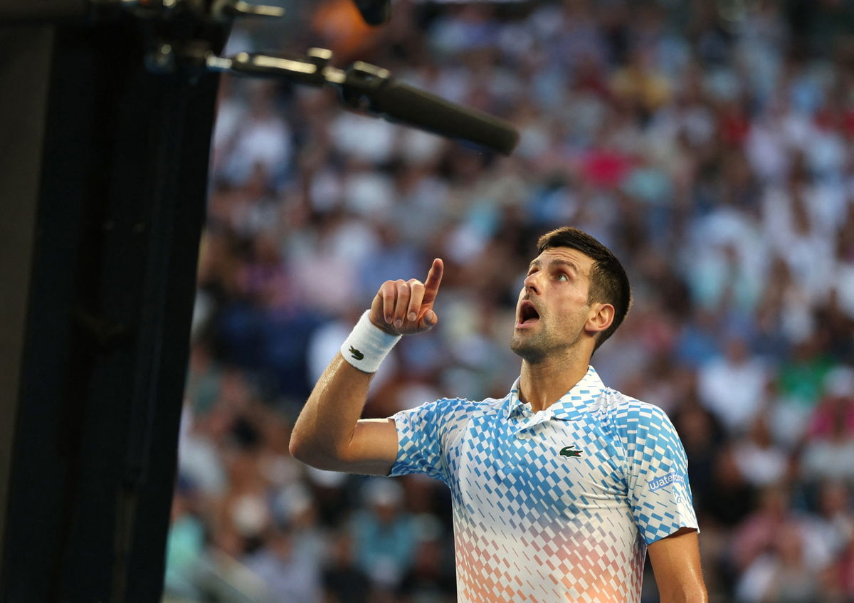 Novak Djokovic engaged in furious row with umpire in Italian Open loss