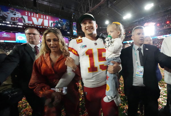 Brittany Mahomes and Daughter Go on Field to Celebrate Patrick Mahomes'  Super Bowl 2023 Win