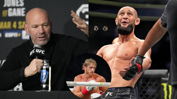 Dana White, Khamzat Chimaev, Logan Paul