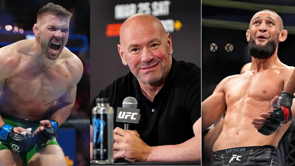 Dricus Du Plessis, Dana White, Khamzat Chimaev