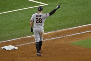 Arizona Diamondbacks designated hitter Tommy Pham
