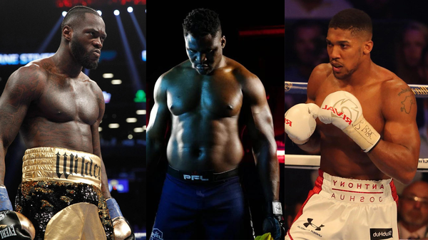 Deontay wilder,Francis Ngannou, Anthony joshua