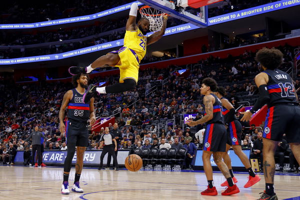 NBA: Los Angeles Lakers at Detroit Pistons