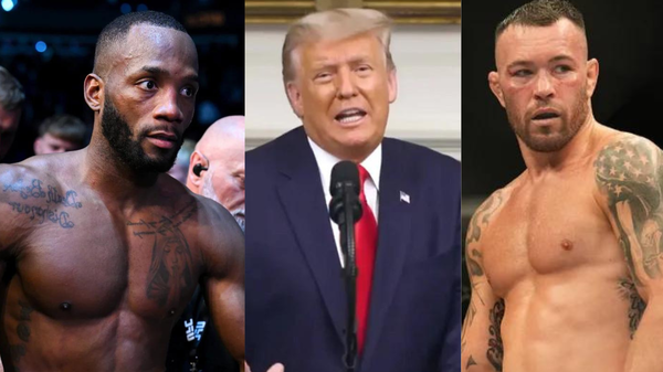 leon edwards, donald trump, colby Covingtin