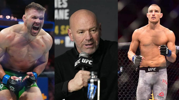 Dricus Du Plessis, Dana White, Sean strickland