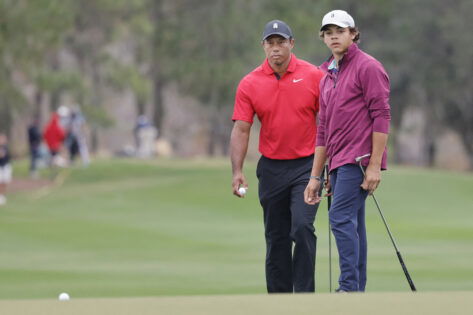 Tiger Woods Stabbed by ‘Stop Competing’ Remarks by Fans as Son Charlie