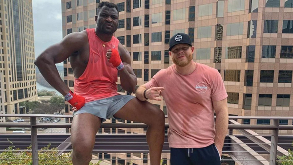 Francis Ngannou With Eric Nicksick