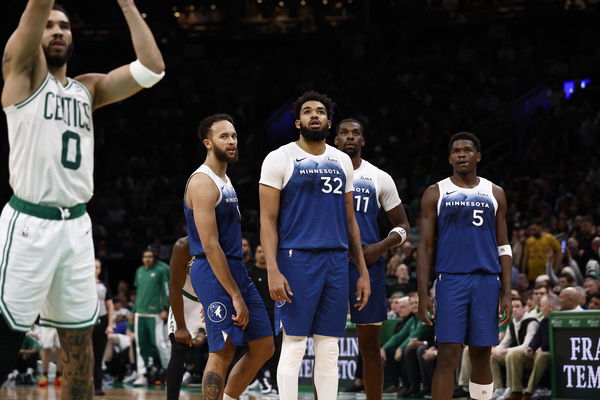 NBA: Minnesota Timberwolves at Boston Celtics