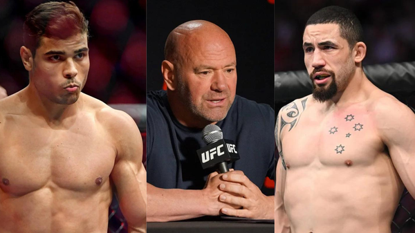 Paulo Costa,Dana White,Robert Whittaker