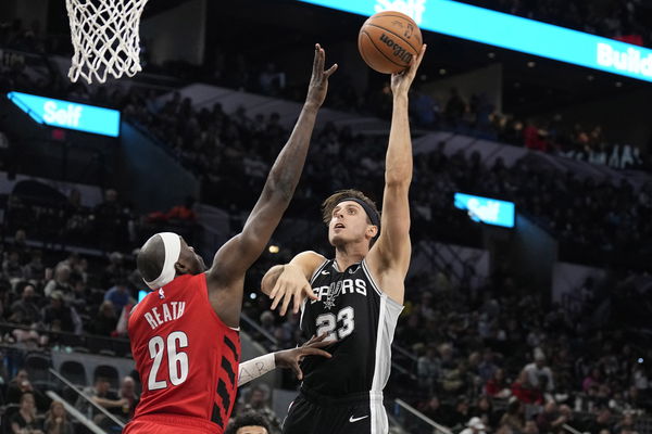 NBA: Portland Trail Blazers at San Antonio Spurs